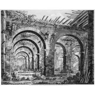 Veduta delle rovine di una Conserva\. - Original Etching by L. Rossini - 1826 1826 For Sale