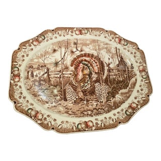 Large Johnson Brothers English Turkey Platter For Sale