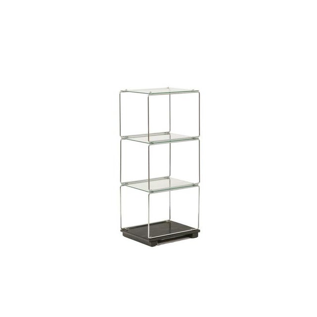 1970s Shelves in Chrome-Plated Metal and Glass, 1970s, Set of 3 For Sale - Image 5 of 7