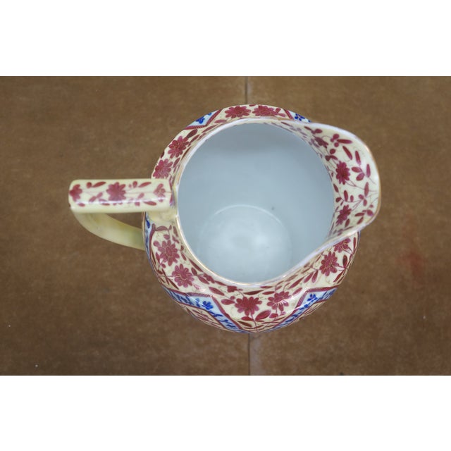 Antique Royal Vienna Floral Chintz Porcelain Serving Pitcher Jug 9" For Sale - Image 10 of 15