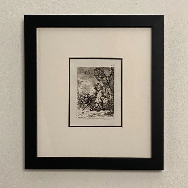 Late 18th Century Rembrandt Etching #13, by Francesco Novelli For Sale - Image 5 of 5