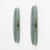 Mid-Century Modern Aqua Green Murano Glass Sconces in the style of Fontana Arte, 2000, Set of 2 For Sale - Image 6 of 10