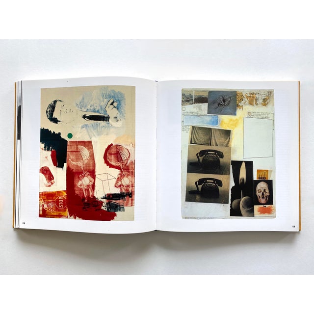 Robert Rauschenberg " Art and Life " Vintage 1990 First Edition Lithograph Print Hardcover Pop Art Book For Sale - Image 9 of 12