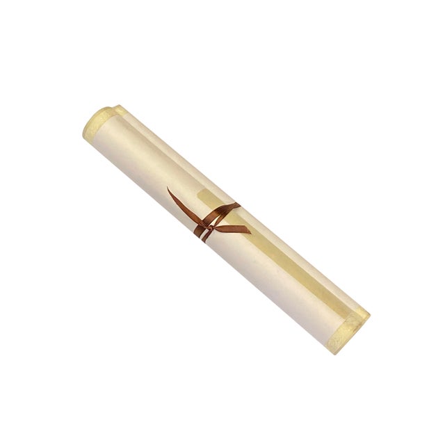 Chinese Red Base Calligraphy Ink Writing Scroll Painting Wall Art ...