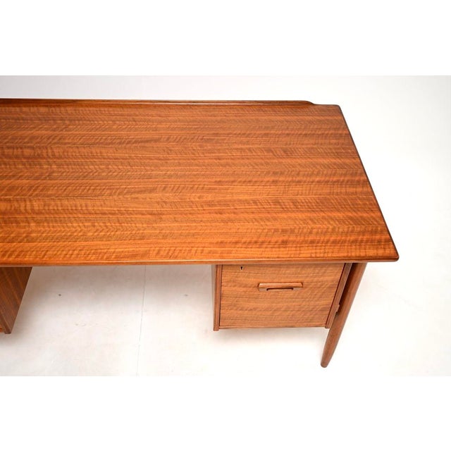 Vintage Swedish Walnut Desk by Goran Strand for Lelangs Mobelfabrik, 1960s For Sale - Image 12 of 15