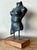 This arresting vintage sculpture embodies the raw, textural power of the Brutalist movement combined with classic figural...