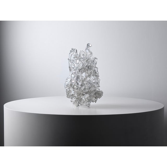 Mid-Century Modern René Roubicek, Coral Sculpture, 1960s, Crystal For Sale - Image 3 of 10