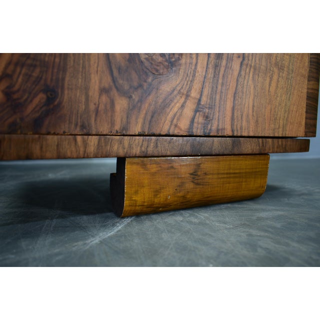 Brown Art Deco Bedside Tables, Czechoslovakia, 1932s, Set of 2 For Sale - Image 8 of 18