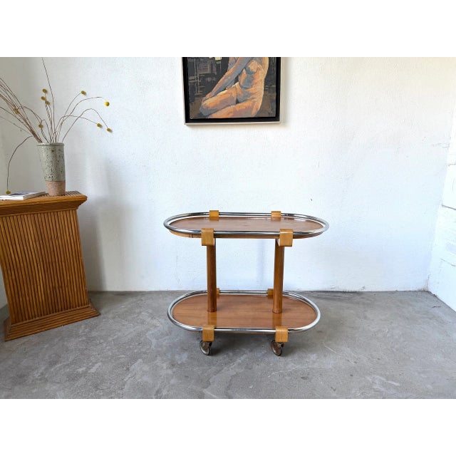 Art Deco Serving Trolley, 1930s For Sale - Image 3 of 17