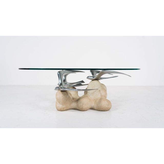 Mid-Century Modern Bird Coffee Table, 1970s For Sale - Image 3 of 12
