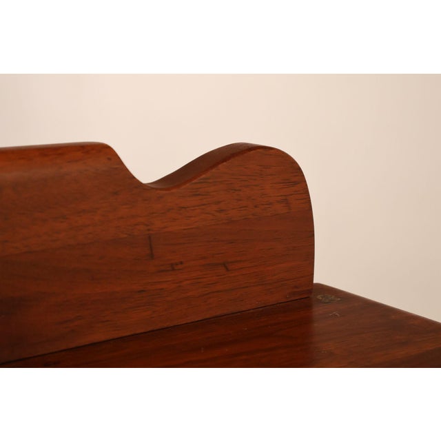 E.A. Clore Custom Walnut High Chest For Sale - Image 11 of 18