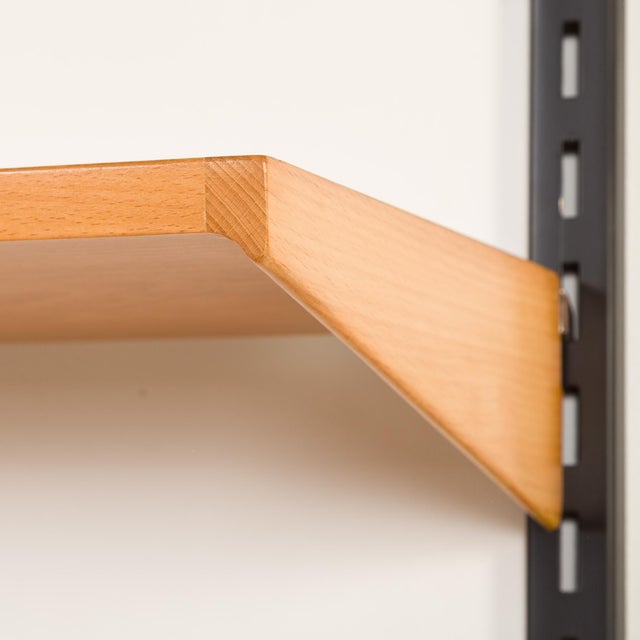 Three Bay Wall Unit in Beech from FM Møbler, 1970s For Sale - Image 15 of 18