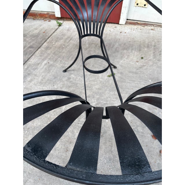 1940s Francois Carre Garden Dining Table Base Restored For Sale - Image 5 of 7