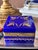1960s 1960s Cobalt / Lapiz Italian Opaline Glass Casket With Gold Mounts and Beautiful Enamel Detail For Sale - Image 5 of 12