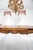 1970s 1970s Custom French Provincial Style Oak Dining Table With Parquet Top & Extensions (116.5”) For Sale - Image 5 of 8
