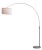 a Arc de Triomphe for your living room, this striking, curvy arc floor lamp is fashioned with a slim silhouette in nickel-...