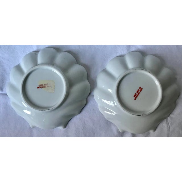 1970s Vintage Chinese Shell Form Dishes, Set of 2 For Sale - Image 5 of 7