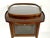 French Neoclassical Mahogany Bar Cart with Glass Tray, 1930s For Sale - Image 3 of 8