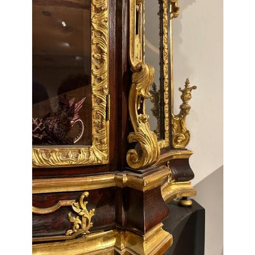 Baroque Gilded Wooden Display Cabinet, 1600s For Sale - Image 9 of 11