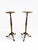 Wood 1940s Tripod Plant Stand Tables- a Pair For Sale - Image 7 of 14