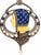 Gemstone 1910s Masriera Art Nouveau Pendant Necklace in 18k Gold, Platinum & Diamonds For Sale - Image 7 of 8
