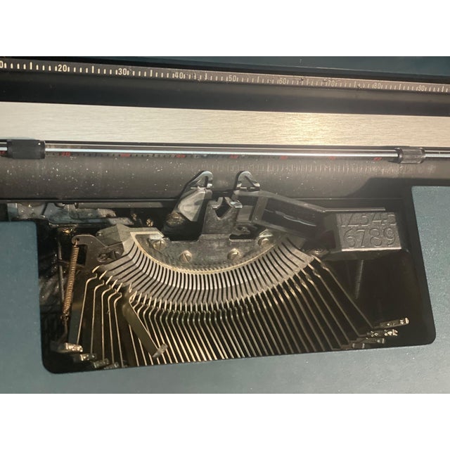 Vintage Smith-Corona Enterprise II Electric Typewriter With Original Case For Sale - Image 9 of 13
