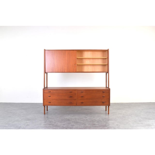 Mid-Century Modern Mid-Century Modern Danish Teak Sideboard by Hans Wegner for Ry Møbler, 1950s For Sale - Image 3 of 18