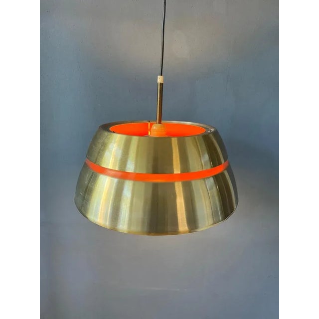 Mid-Century Space Age Lakro Amstelveen Pendant Lamp, 1970s For Sale - Image 3 of 11
