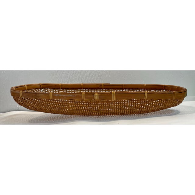 Love this loose weave basket with very fine straw! Would make a great bread basket!