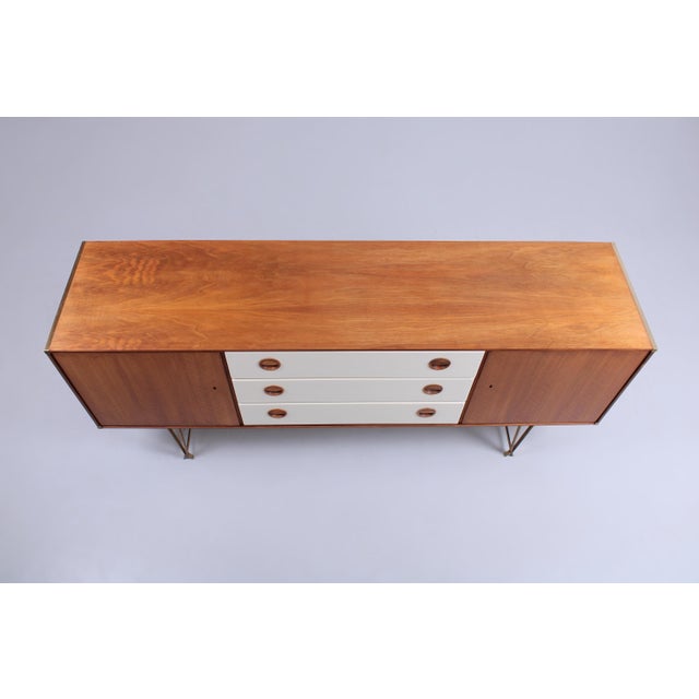 Wood Small Two Tone Modulus Sideboard from Fristho, 1960s For Sale - Image 7 of 18