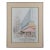 Vintage Mid-Century H. Richard Black Café De La Paix Watercolor Painting For Sale In Savannah - Image 6 of 6