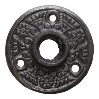 Cast Iron Aesthetic Reproduction Door Rosette For Sale