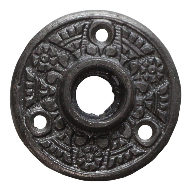 Cast Iron Aesthetic Reproduction Door Rosette For Sale
