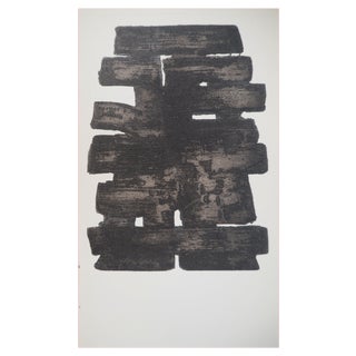 Pierre Soulages, Etching XIII, Lithograph and Stencil For Sale