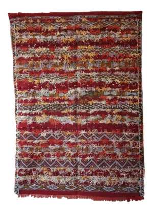 Kilim Moroccan Vintage Rug - 5'10" X 7'12" Ft
