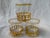 Mid-Century Modern Vintage Culver Antigua 22k Gold Lowball Glasses Set of 3 For Sale - Image 3 of 13