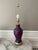 Vintage Art Mid Century Modern Drip Glaze Ceramic Lamp For Sale - Image 10 of 11