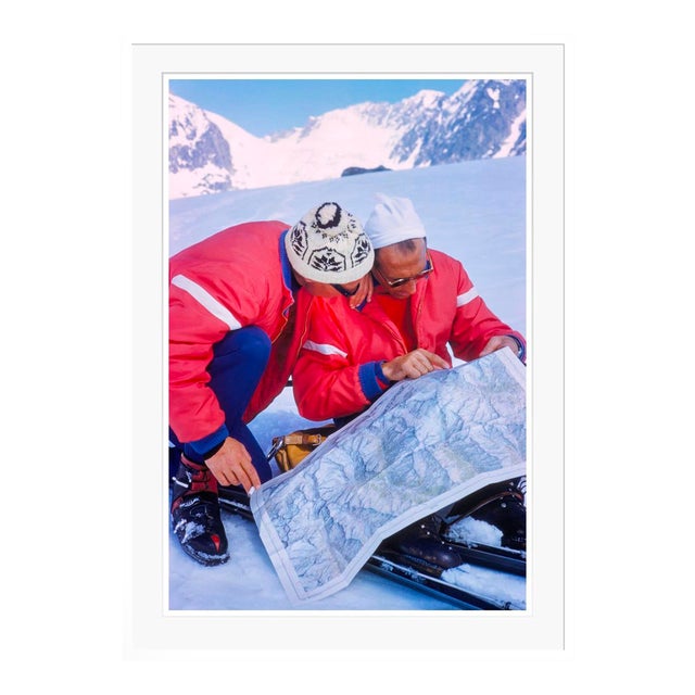 Toni Frissell 'Map Readers' Archival Pigment Print Framed in White For Sale