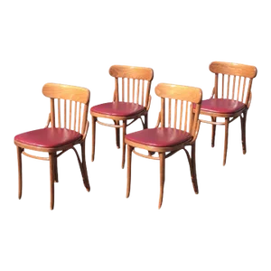 Mid 20th Century Vintage Shelby Williams Bistro Chairs - Set of 4