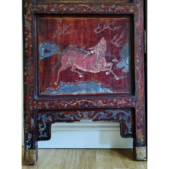 Antique Chinese Coromandel Screen For Sale In Los Angeles - Image 6 of 18