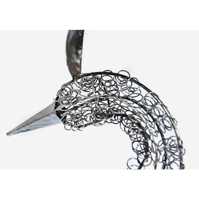 Contemporary Bob Paulson, Heron Sculpture, 2000, Metal For Sale - Image 3 of 5