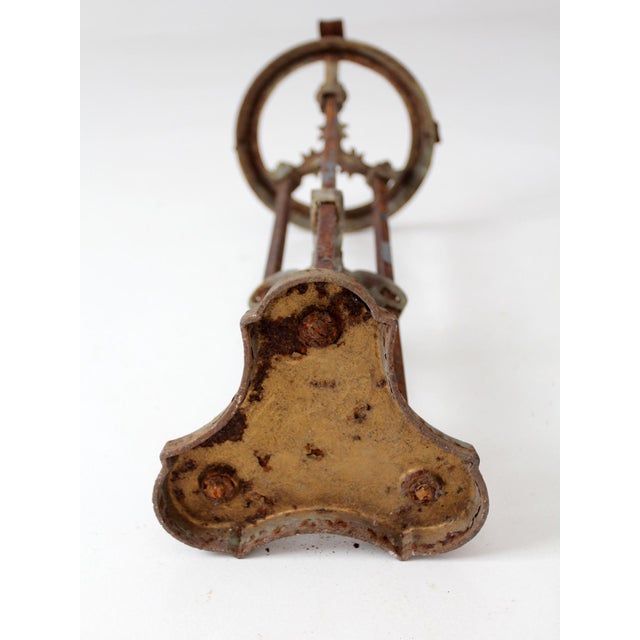Antique Gothic Revival Iron Plant Stand For Sale - Image 9 of 13