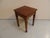 Vintage Dutch Amsterdam School Oak Side Table, 1920s For Sale - Image 8 of 9