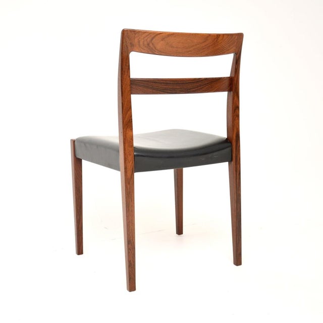 Wood Vintage Swedish Dining Chairs attributed to Nils Jonsson, 1960, Set of 6 For Sale - Image 7 of 9