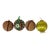 Vintage Beaded Christmas Ornaments Balls- Set For Sale