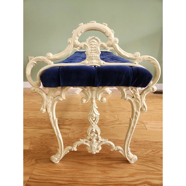 Mid 20th Century Neo-Classical Cast Alloy Bench For Sale In Denver - Image 6 of 11