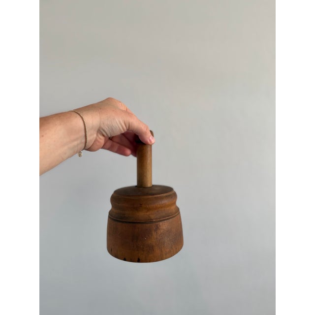 Antique Primitive Butter Mold Press For Sale - Image 11 of 11