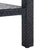 Early 21st Century Apis Raffia 2 Shelf Accent Table in Navy For Sale - Image 5 of 8