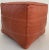 Contemporary Brown Chocolate Embroidered Moroccan Pouf Cover For Sale - Image 9 of 10