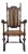 Early 20th Century Louis XVI Style French Carved Walnut Armchair with Reed Seat For Sale